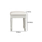 Solid Wood Flip-top Vanity Set Traditional Vanity Desk in White