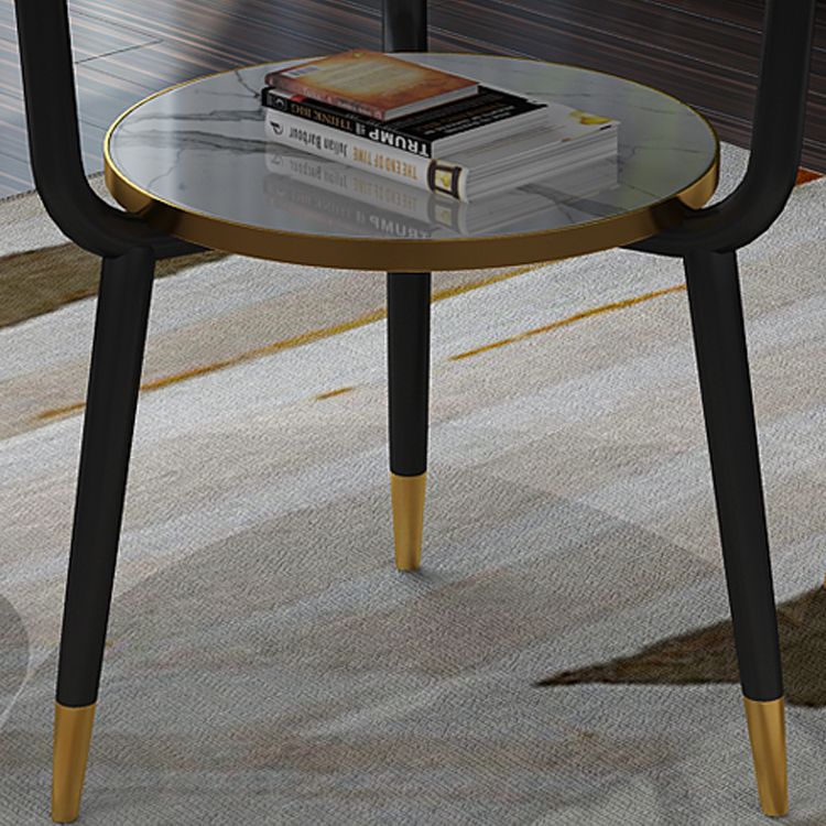 Contemporary MDF Standard Dining Table Round Shape Kitchen Dining Table with 3 Legs Base Clearhalo ' dining_table' 'Dining Tables & Seating' 'Dining Tables' 'furn' 'furn_dining_table' 'Furniture' 'furniture_dining_table' 'Kitchen & Dining Furniture' 'kitchen&dining_furn' 'kitchen' 'kitchen_dining_table' 1200x1200_f851e00a-eb99-4de0-b558-f7e668b9b2a8