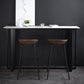 Industrial Bistro Bar Desk Indoor Stone and Metal Rectangle Bistro Bar Table Clearhalo 'Bar Furniture' 'Bar Tables' 'bar_tables' 'furn' 'furn_bar_tables' 'Furniture' 'furniture_bar_tables' 'Kitchen & Dining Furniture' 1200x1200_f85229d2-d751-4cfb-95fa-e7fca2792a76