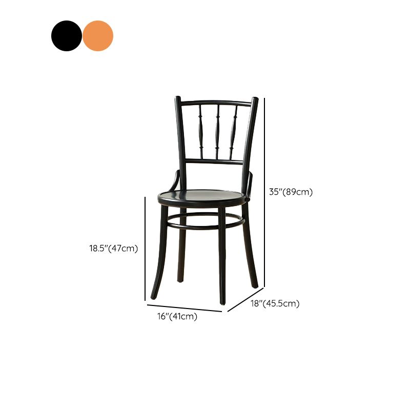 Modern Slat Back Side Chair Solid Wood Indoor Dining Chair for Living Room Clearhalo 'Dining Chairs' 'Dining Tables & Seating' 'dining_chair' 'furn' 'furn_dining_chair' 'Furniture' 'Kitchen & Dining Furniture' 1200x1200_f8524092-ff95-401a-9306-34d4035f8a2a