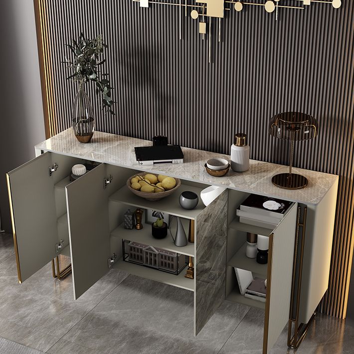 PNOR Buffet Buffet contemporáneo Stand con puertas para la cocina