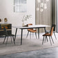 Black Metal Frame Industrial Rectangle Dining Table Sintered Stone Table for Dining Room Clearhalo 'Dining Tables & Seating' 'Dining Tables' 'dining_table' 'furn' 'furn_dining_table' 'Furniture' 'Kitchen & Dining Furniture' 1200x1200_f855c7be-6d4a-4578-9c31-ba48c8997de8