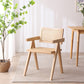 Modern Design Wicker Dining Chairs for Home Arm Open Back Side Chairs Clearhalo 'Dining Chairs' 'Dining Tables & Seating' 'dining_chair' 'furn' 'furn_dining_chair' 'Furniture' 'furniture_dining_chair' 'Kitchen & Dining Furniture' 1200x1200_f856255d-86a4-4cc2-89d4-a99cb54509fc