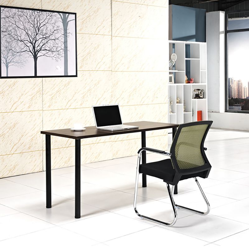 Mid-Back Ergonomic Office Chair Contemporary No Wheels Desk Chair Clearhalo 'furn' 'furn_office_chair' 'Furniture' 'Office Chairs' 'Office Furniture' 'office_chair' 1200x1200_f8575d55-64aa-4aaf-8d08-b90ce37c673d