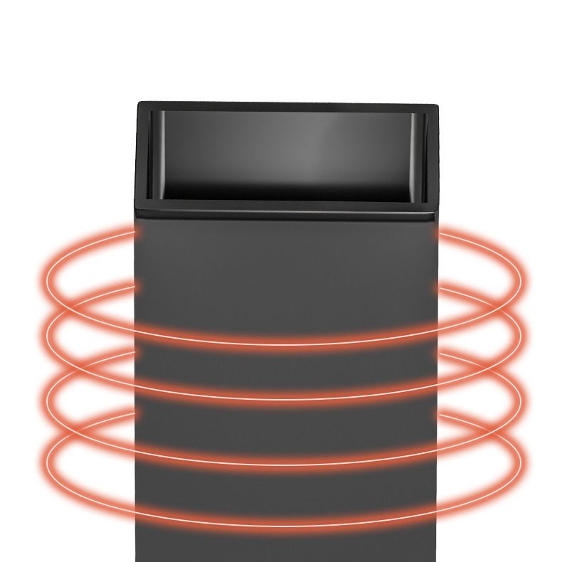 28.7 "H Desk di scrittura contemporanea rettangolare in legno da ufficio
