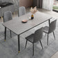 Industrial Sintered Kitchen Dining Table Rectangle Standard Dining Table with 4 Legs Base Clearhalo ' dining_table' 'Dining Tables & Seating' 'Dining Tables' 'furn' 'furn_dining_table' 'Furniture' 'furniture_dining_table' 'Kitchen & Dining Furniture' 'kitchen&dining_furn' 'kitchen' 'kitchen_dining_table' 1200x1200_f85aa814-1668-4a6e-89d1-46bff4d89a42