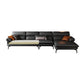 Contemporary Leather Pillow Top Arm Sofa in Gray For Living Room Clearhalo 'furn' 'furn_sofas' 'Furniture' 'Living Room Furniture' 'Sofa' 'sofas' 1200x1200_f85b9a88-8e0a-4e9f-af4a-3ba02eb5f2a9