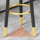 Scandinavian Style Steel Legs Bar-stool Round Seat Single Counter Stool for Kitchen Bar Clearhalo 'Bar Furniture' 'Bar Stools' 'bar_stools' 'furn' 'furn_bar_stools' 'furniture_bar_stools' 'Kitchen & Dining Furniture' 'kitchen&dining_furn' 'kitchen' 'kitchen_furn' Furniture' 1200x1200_f85d84c4-6b58-4c31-907e-78c5e39e2138