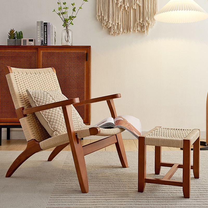 Poltrona accento in legno scandinavo