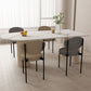 Free Form Sintered Stone Dining Table White Dining Table with Pedestal