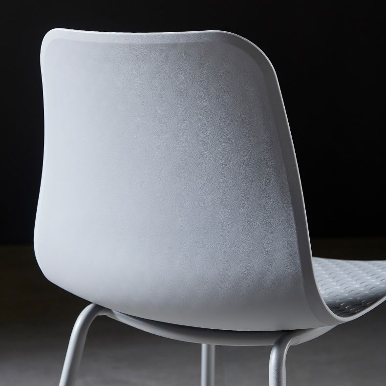 Contemporary Metal Dining Room Chairs Plastic Dining Armless Chair for Restaurant Use Clearhalo ' kitchen&dining_furn' 'Dining Chairs' 'Dining Tables & Seating' 'dining_chair' 'furn' 'furn_dining_chair' 'Furniture' 'furniture_dining_chair' 'Kitchen & Dining Furniture' 'kitchen' 1200x1200_f8641caa-87ca-417c-9b92-424f9265831b