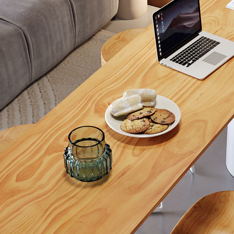 Contemporary Solid Wood Oval Bar Dining Table for Living Room Clearhalo 'Bar Furniture' 'Bar Tables' 'bar_tables' 'furn' 'furn_bar_tables' 'Furniture' 'Kitchen & Dining Furniture' 1200x1200_f864bda8-3ccd-42a5-907a-dcd05298e337