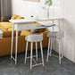 Industrial Marble Pub Table with Rectangle Table Top Legs Table - 41.3" H Clearhalo 'Bar Furniture' 'Bar Tables' 'bar_tables' 'furn' 'furn_bar_tables' 'Furniture' 'furniture_bar_tables' 'Kitchen & Dining Furniture' 1200x1200_f864c9b4-1750-4f18-976a-a90242f69285