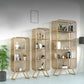 Closed Back Bookcase Glam Style Bookshelf for Home Study Room Office Clearhalo 'Bookcases' 'furn' 'furn_bookcases' 'Furniture' 'furniture_bookcases' 'kitchen' 'kitchen_bookcases' 'Living Room Furniture' 'Office Furniture' 1200x1200_f8666f2d-02a3-4025-a62f-514a9278d896