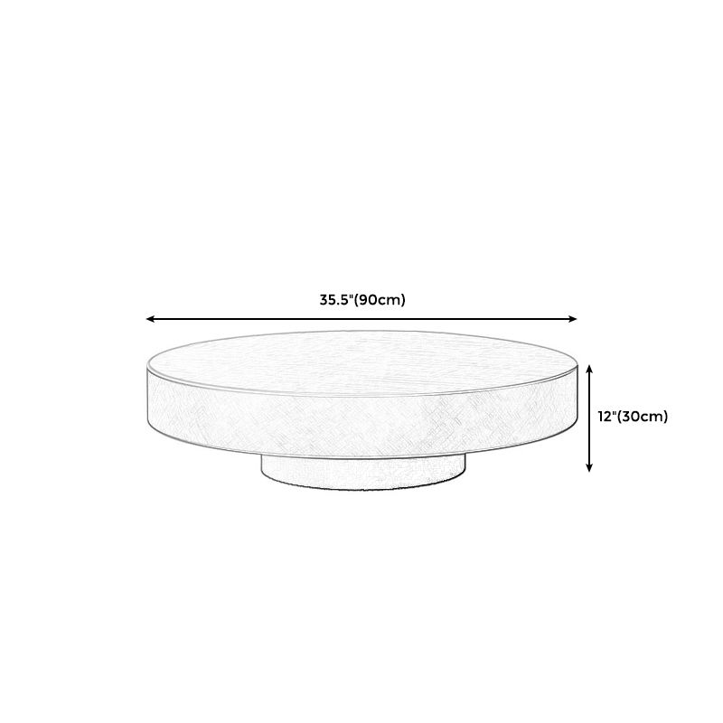 Modern Stainless Steel Solid Coffee Table Round Cocktail Table in Brass/Black Clearhalo 'Coffee & Accent Tables' 'Coffee Tables' 'coffee_tables' 'furn' 'furn_coffee_tables' 'Furniture' 'furniture_coffee_tables' 'Living Room Furniture' 1200x1200_f86803dc-9aac-4b1c-8c3c-e295d73532de