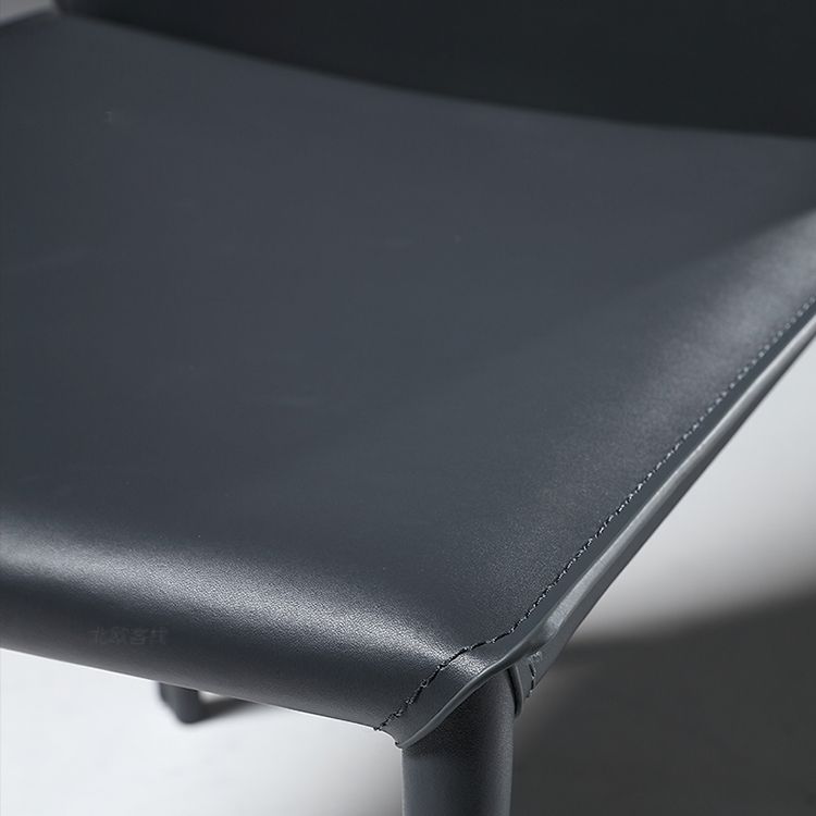 Silla lateral industrial sólida silla de comedor de metal para interiores