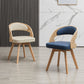 Wood Modern Dining Arm Chair with Color Cushion Open Back Dining Side Chair for Home Clearhalo ' kitchen&dining_furn' 'Dining Chairs' 'Dining Tables & Seating' 'dining_chair' 'furn' 'furn_dining_chair' 'Furniture' 'furniture_dining_chair' 'Kitchen & Dining Furniture' 'kitchen' 1200x1200_f8683a2b-b464-424c-94e5-3fbfa66427ca