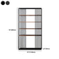 Contemporary Metal and Wooden Shelf Open Shelf Bookcase with Shelves Clearhalo 'Bookcases' 'furn' 'furn_bookcases' 'Furniture' 'Office Furniture' 1200x1200_f869442a-a5d4-4f11-a37b-737376455d95