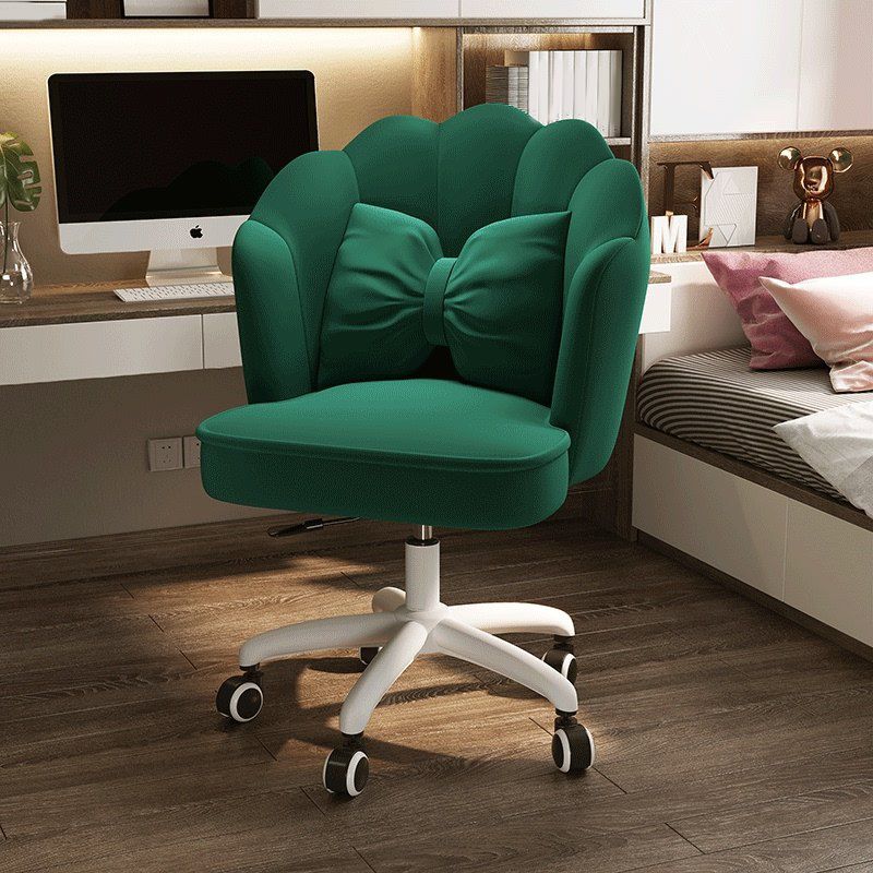 Modern Velvet Computer Desk Chair Armless Upholstered Office Chair Clearhalo 'furn' 'furn_office_chair' 'Furniture' 'furniture_office_chair' 'Office Chairs' 'Office Furniture' 'office_chair' 1200x1200_f86b9f4a-b0aa-489b-a027-cb56e511e052
