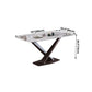 Metal Traditional Luxury Rectangle Table White Sintered Stone Table with Pedestal Base Clearhalo ' dining_table' 'Dining Tables & Seating' 'Dining Tables' 'furn' 'furn_dining_table' 'Furniture' 'furniture_dining_table' 'Kitchen & Dining Furniture' 'kitchen&dining_furn' 'kitchen' 'kitchen_dining_table' 1200x1200_f86bd86f-1c40-4924-b771-250c838ef18f