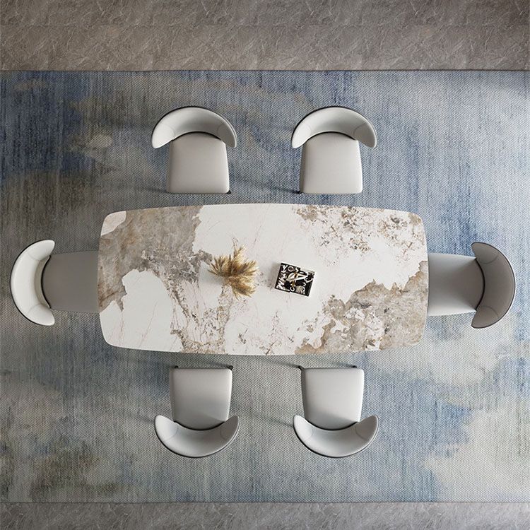 Contemporary 1/4/5/7 Pieces Dining Set Sintered Stone Dining Room Set Clearhalo 'Dining Room Sets' 'Dining Tables & Seating' 'dining_room_set' 'furn' 'furn_dining_room_set' 'Furniture' 'furniture_dining_room_set' 'Kitchen & Dining Furniture' 1200x1200_f86edfd2-0f36-4b39-8b28-d71da9e86c3f