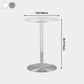 Metal Industrial Dining Table Stainless Steel Top Dining Table with Pedestal Base Clearhalo ' dining_table' 'Dining Tables & Seating' 'Dining Tables' 'furn' 'furn_dining_table' 'Furniture' 'furniture_dining_table' 'Kitchen & Dining Furniture' 'kitchen&dining_furn' 'kitchen' 'kitchen_dining_table' 1200x1200_f8713138-e0b5-4c5f-b3e3-762828f4c091