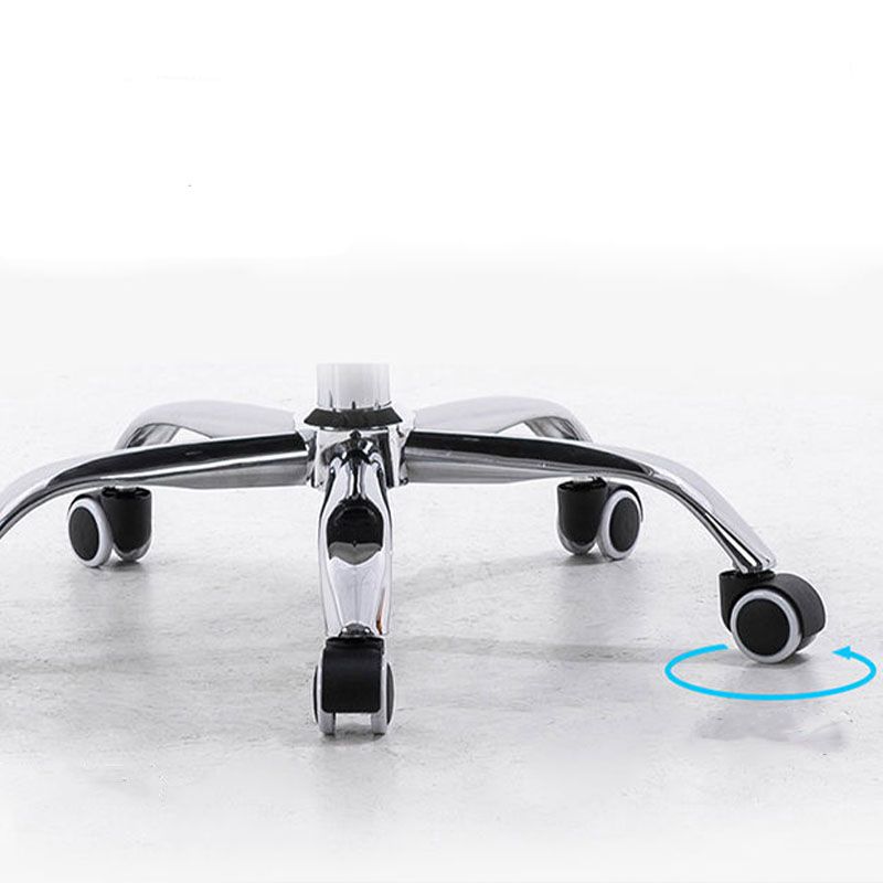 Mid Back Office Stuhl Rotatable Polstered Desk Stuhl mit Rädern