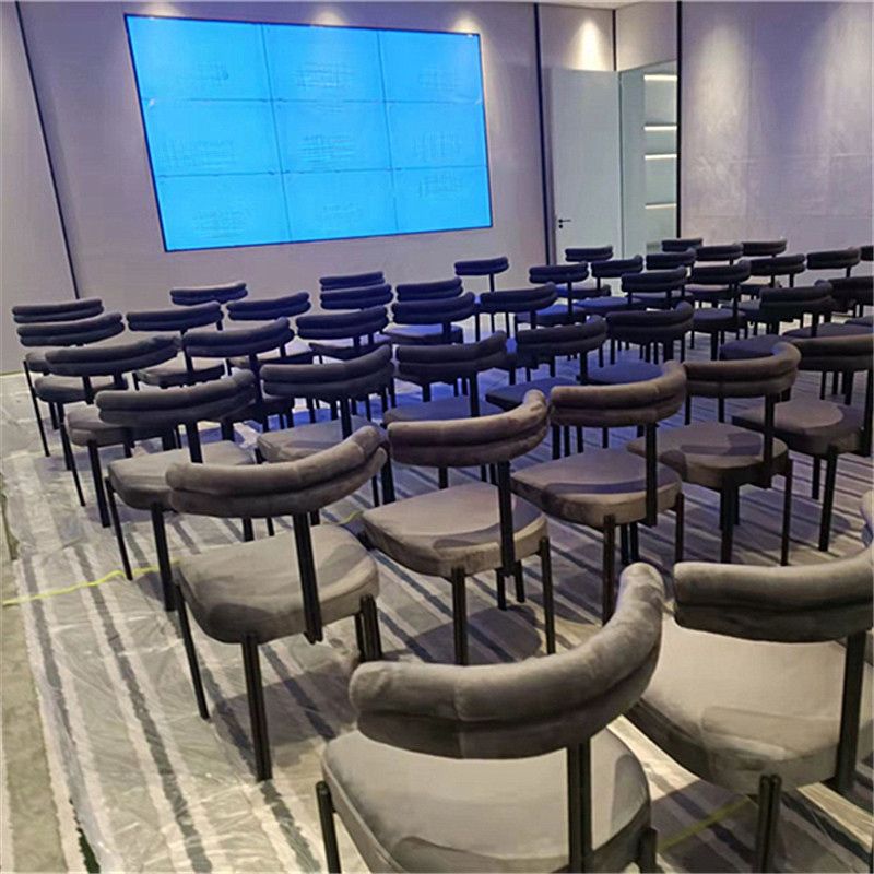 Scandinavian Style Upholstered Side Chairs Open Back Dining Side Armless Chair Clearhalo ' kitchen&dining_furn' 'Dining Chairs' 'Dining Tables & Seating' 'dining_chair' 'furn' 'furn_dining_chair' 'Furniture' 'furniture_dining_chair' 'Kitchen & Dining Furniture' 'kitchen' 1200x1200_f873af74-5fe0-4bc3-b40c-8b5d717fc168