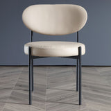 Silla lateral de estilo industrial silla de comedor lateral con marco de metal