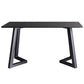 Black Office Desk Contemporary Style Writing Desk for Office and Home