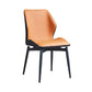 Modern Style Kitchen Metal Dining Chairs Wingback Dining Armless Side Chair