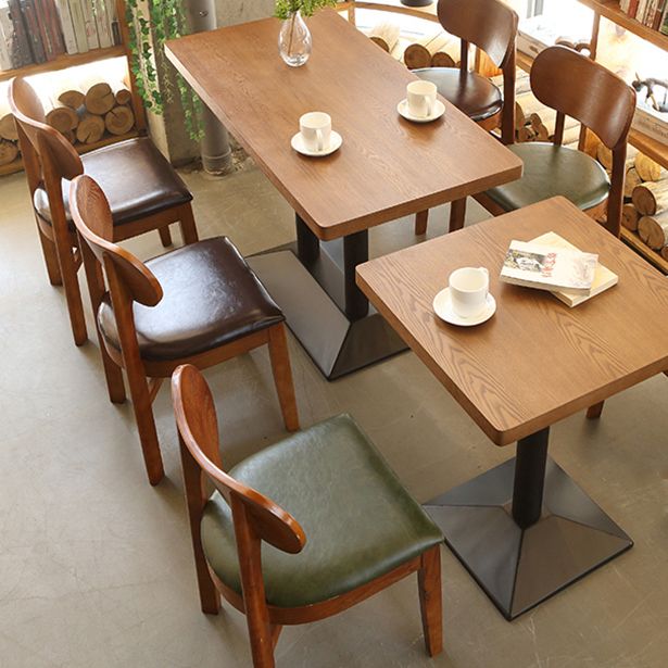 Industrial Style Dining Table Home Kitchen Dinner Room Furniture with Metal Base Clearhalo ' dining_table' 'Dining Tables & Seating' 'Dining Tables' 'furn' 'furn_dining_table' 'Furniture' 'furniture_dining_table' 'Kitchen & Dining Furniture' 'kitchen&dining_furn' 'kitchen' 'kitchen_dining_table' 1200x1200_f878b46f-064b-412b-af30-6d4ebf550bb9