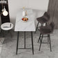 Rectangle Bar Table Contemporary Bar Table with Trestle Base,47.24"W x 23.62"L x 41.34"H Clearhalo 'Bar Furniture' 'Bar Tables' 'bar_tables' 'Furniture' 'furniture_bar_tables' 'Kitchen & Dining Furniture' 1200x1200_f879d696-137a-448f-9509-38c3fadcf928