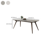 Modern 1/4/5/7 Pieces Dining Dining Chairs Set Stone Rectangle Furniture for Home