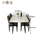 Stone Top Dining Table Modern Dining Table with 4 Black Legs Clearhalo ' dining_table' 'Dining Tables & Seating' 'Dining Tables' 'furn' 'furn_dining_table' 'Furniture' 'furniture_dining_table' 'Kitchen & Dining Furniture' 'kitchen&dining_furn' 'kitchen' 'kitchen_dining_table' 1200x1200_f87fd012-a5b8-4e66-b693-89c59beefe3f