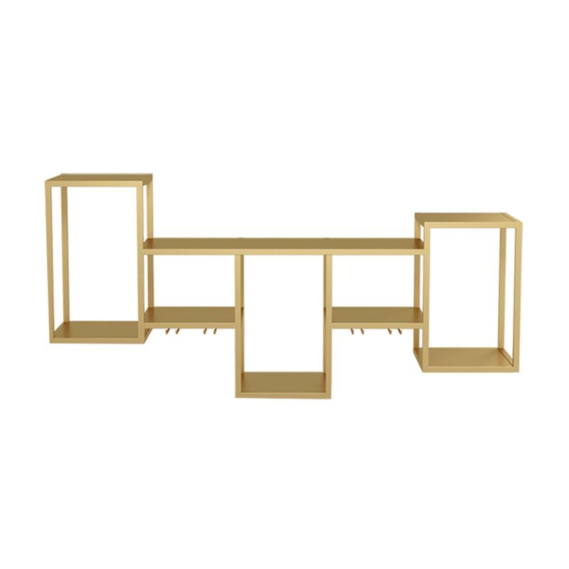 Porta rastrello per vetro di vetro a parete in ferro da parete di lussuoso