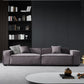 Stationary Stain-Resistant Faux Leather Sofa Living Room Gray Cushions Settee Clearhalo 'furn' 'furn_sofas' 'Furniture' 'furniture_sofas' 'Living Room Furniture' 'Sofa' 'sofas' 1200x1200_f882b806-f33e-41bc-b22c-55148e3ca23d