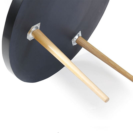 Tavolino moderno di cocktail in legno rotondo a 3 gambe tavolino