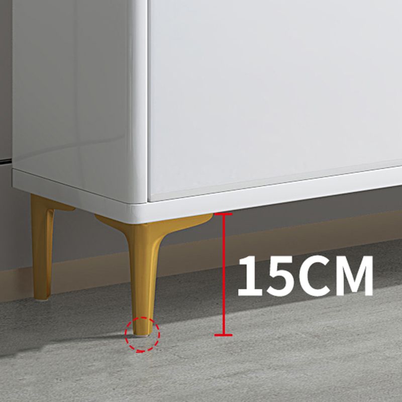 Server da pranzo bianco contemporaneo prodotto in legno regolabile server