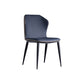 Industrial Wingback Parsons Chair Leather Dining Armless Side Chairs (Set of 4) Clearhalo ' kitchen&dining_furn' 'Dining Chairs' 'Dining Tables & Seating' 'dining_chair' 'furn' 'furn_dining_chair' 'Furniture' 'furniture_dining_chair' 'Kitchen & Dining Furniture' 'kitchen' 1200x1200_f88378d6-5378-444b-8c77-9d0932f65a44