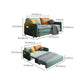 Pillow Included Sofa Futon Cushion Back Square Arms Futon Sleeper Sofa