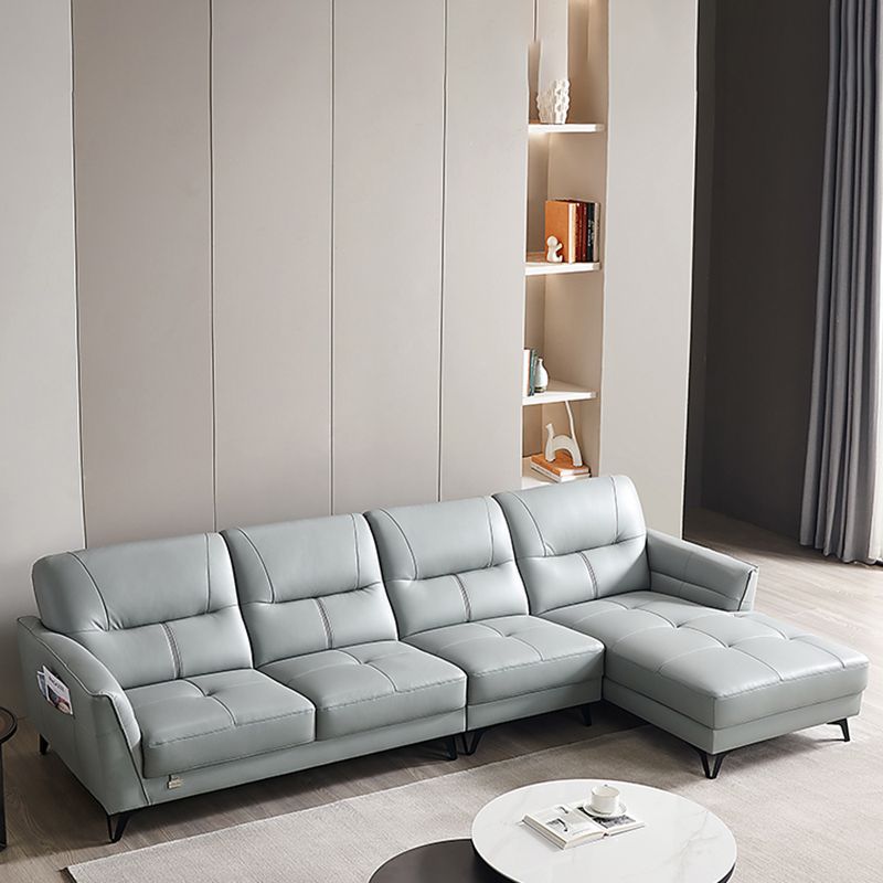 Divano sezionale set set set di divano set da divano sezionale in fico contemporaneo del braccio svasato