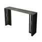 Rectangle Stone Bar Table Contemporary Bar Table with Double Pedestal Base Clearhalo 'Bar Furniture' 'Bar Tables' 'bar_tables' 'furn' 'furn_bar_tables' 'Furniture' 'Kitchen & Dining Furniture' 1200x1200_f8891fab-1c09-44f7-a961-91622fa267c4