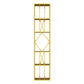 Glam Freestanding Wine Rack Bottle Metal Bottle Holder in Gold
