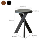 Solid Wood 3 Legs Side Table Modern Dia 12" 2-Piece End Tables Set Clearhalo 'Coffee & Accent Tables' 'End & Side Tables' 'end_side_tables' 'furn' 'furn_end_side_tables' 'Furniture' 'Living Room Furniture' 1200x1200_f88bc384-d0b0-41a4-853a-a5e992479dca