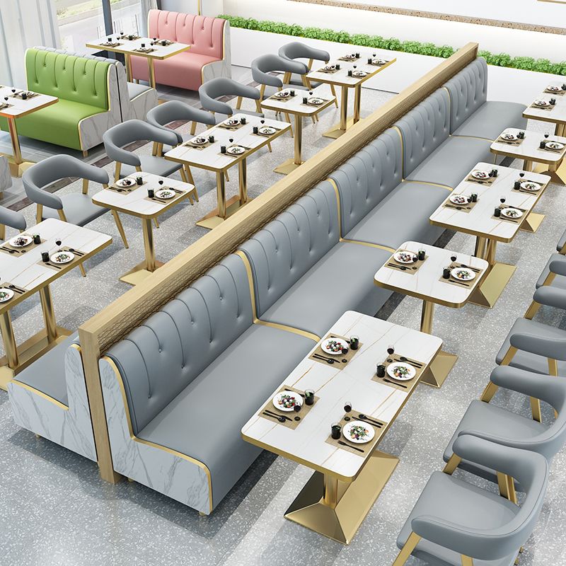 47.27"D x 25.59"W x 33.46"H Contemporary Glam 2-seat Sofa for Restaurant Clearhalo 'furn' 'furn_sofas' 'Furniture' 'furniture_sofas' 'kitchen' 'kitchen_sofas' 'Living Room Furniture' 'Sofa' 'sofas' 1200x1200_f88bce6f-7428-4c48-b0e5-817ee3405b2a