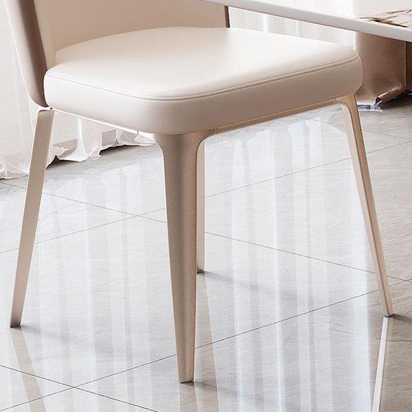 Glam Style Rectangle Table Set 1/2/5/7 Pieces Dining Set with Metal Legs for Home Use Clearhalo 'Dining Room Sets' 'Dining Tables & Seating' 'dining_room_set' 'furn' 'furn_dining_room_set' 'Furniture' 'Kitchen & Dining Furniture' 1200x1200_f88c2ba4-1e43-45f8-82f2-d245f42bf6ed