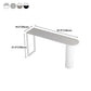 Contemporary Style Rectangle Bar Counter Table Dining Sintered Stone Table for Kitchen Clearhalo 'Bar Furniture' 'Bar Tables' 'bar_tables' 'furn' 'furn_bar_tables' 'Furniture' 'furniture_bar_tables' 'Kitchen & Dining Furniture' 1200x1200_f89277f8-7762-4792-bd88-6a454db6f48f