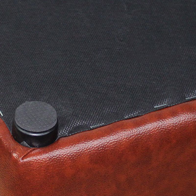 Modern Dark Brown Cube Solid Color Square Leather for Living Room Clearhalo 'furn' 'furn_ottomans_poufs' 'Furniture' 'Living Room Furniture' 'Ottomans & Poufs' 'ottomans_poufs' 1200x1200_f89305d7-adce-462d-a642-39c4f9e99f9d