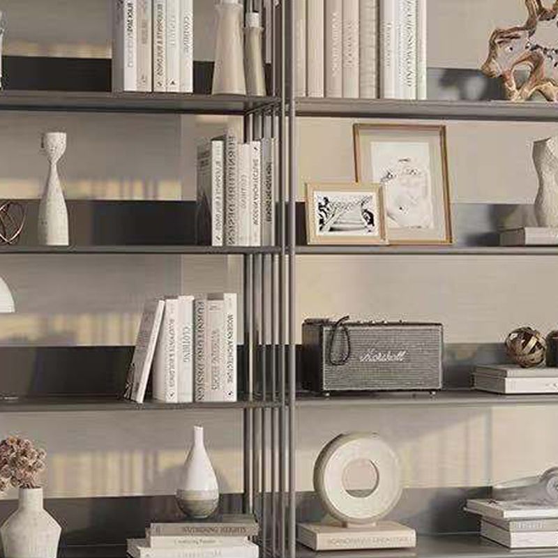 Open Metal Bookcase Modern Style Rectangular Shelve for Study Room Clearhalo 'Bookcases' 'furn' 'furn_bookcases' 'Furniture' 'furniture_bookcases' 'kitchen' 'kitchen_bookcases' 'Living Room Furniture' 'Office Furniture' 1200x1200_f8938944-7c8c-478f-8afa-ca98d9c7ddd7